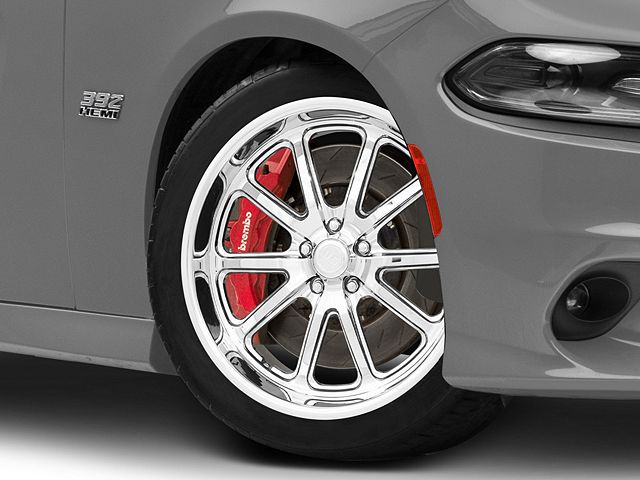 US Mag Rambler Chrome Wheel; 20x8.5 (11-23 RWD Charger, Excluding Widebody)
