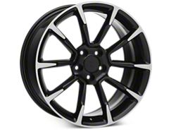 Black Machined GT/CS Style Wheels<br />('15-'23 Mustang)